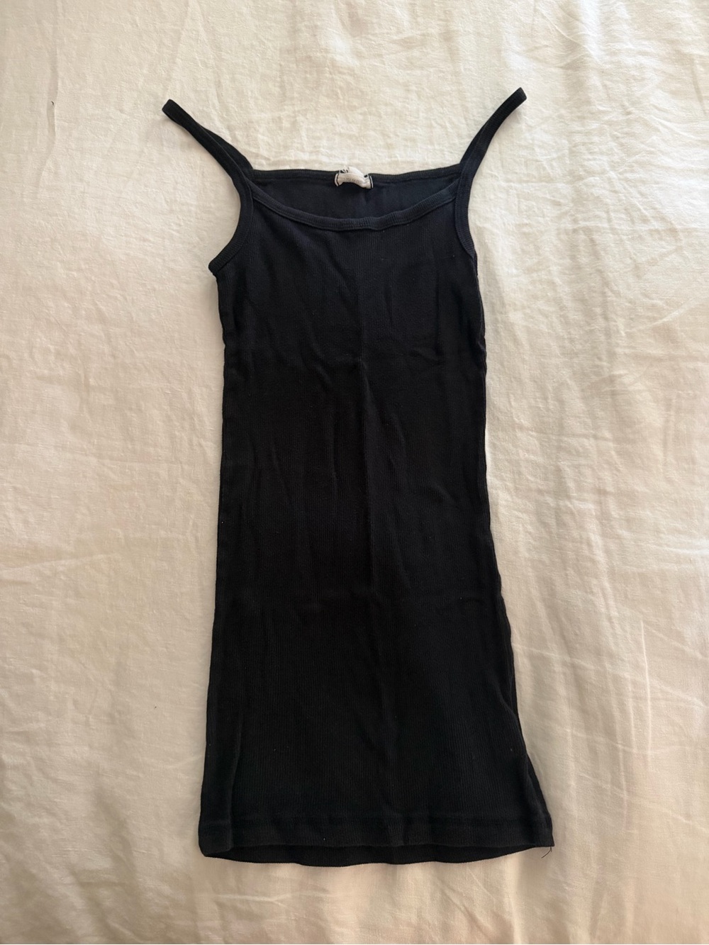 Women’s Black Slim Ribbed Tank Top - Classic Staple